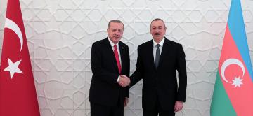 Erdoğan, İlham Aliyev ile bir araya geldi