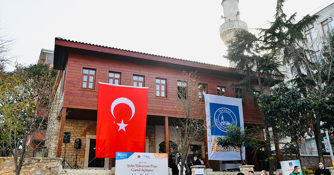 ECDAT YADİGÂRI ŞEHİT SÜLEYMAN PAŞA CAMİİ YENİDEN İBADETE AÇILDI